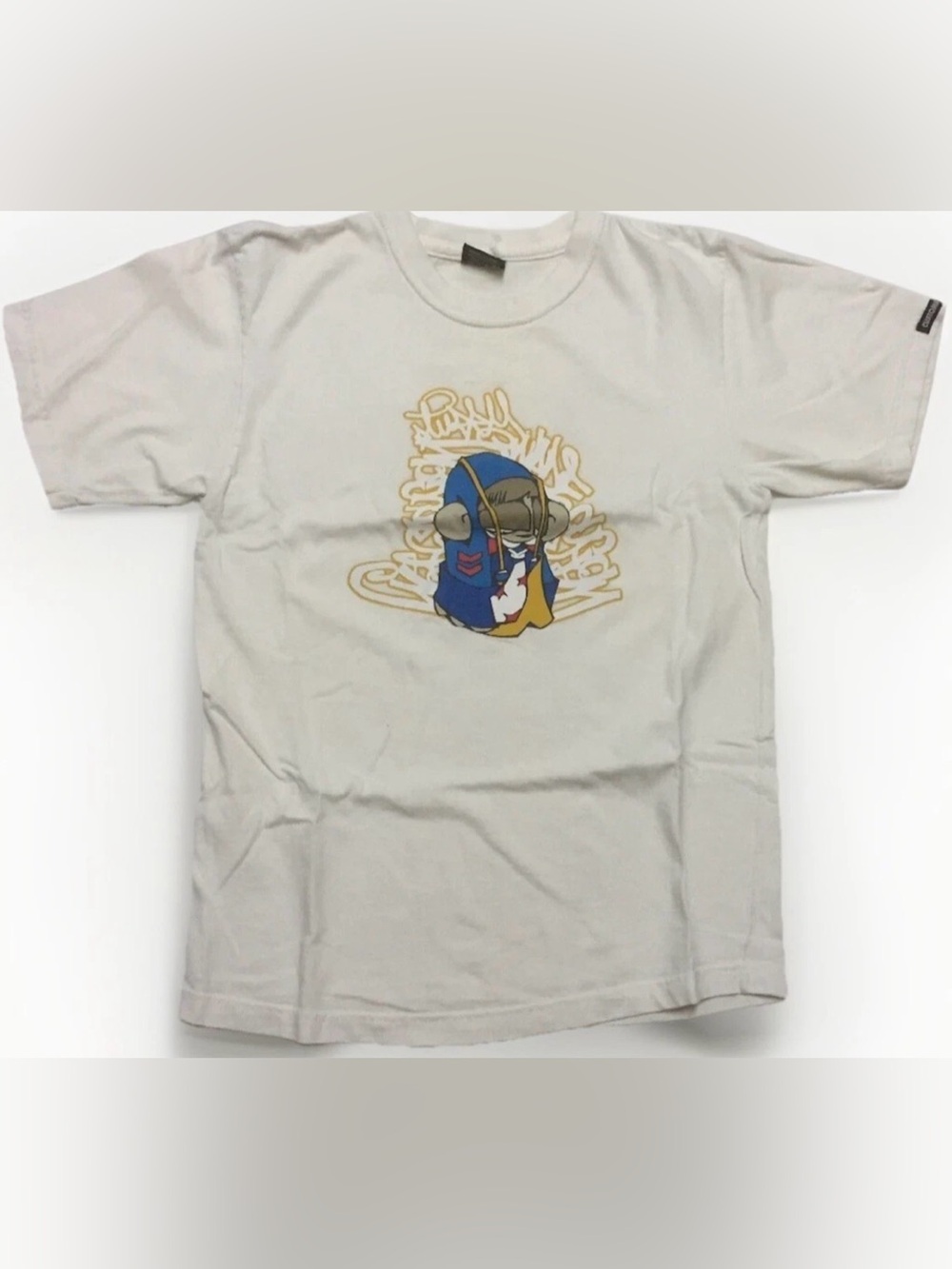 Rare Customade by Stussy T-Shirt Size Small Vintage Graffiti Artist Edition Y2K